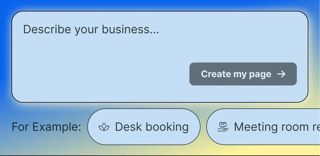 1: Describe your business