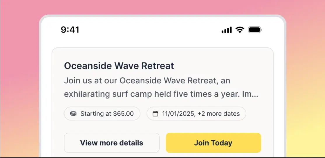 3: You go live in minutes