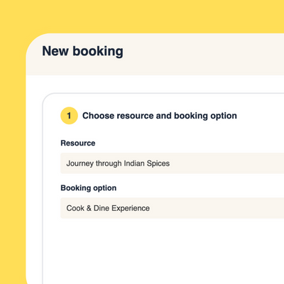 Admin-powered bookings