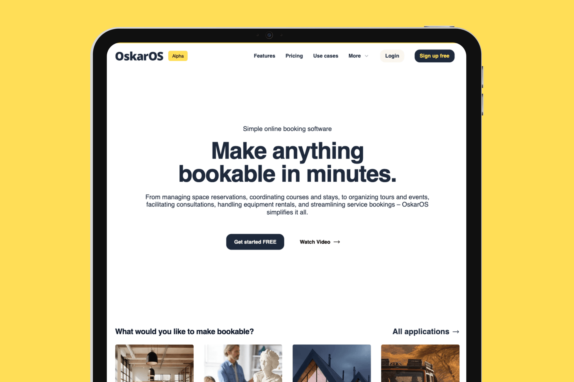 New website of OskarOS
