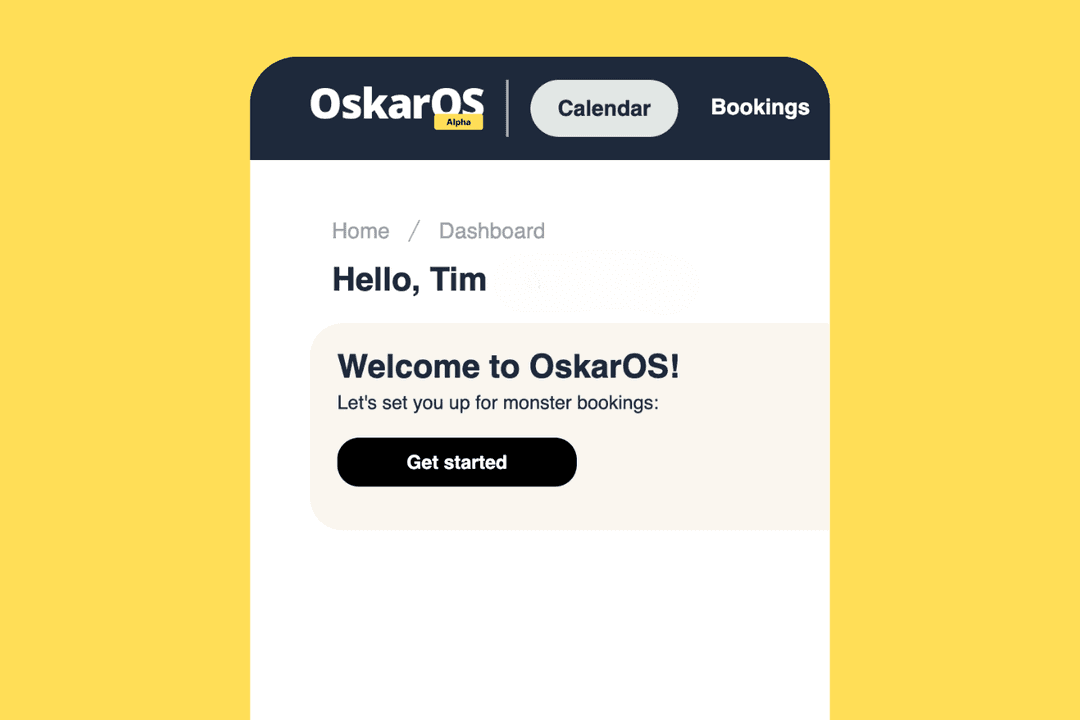 Set up OskarOS as vacation rental software