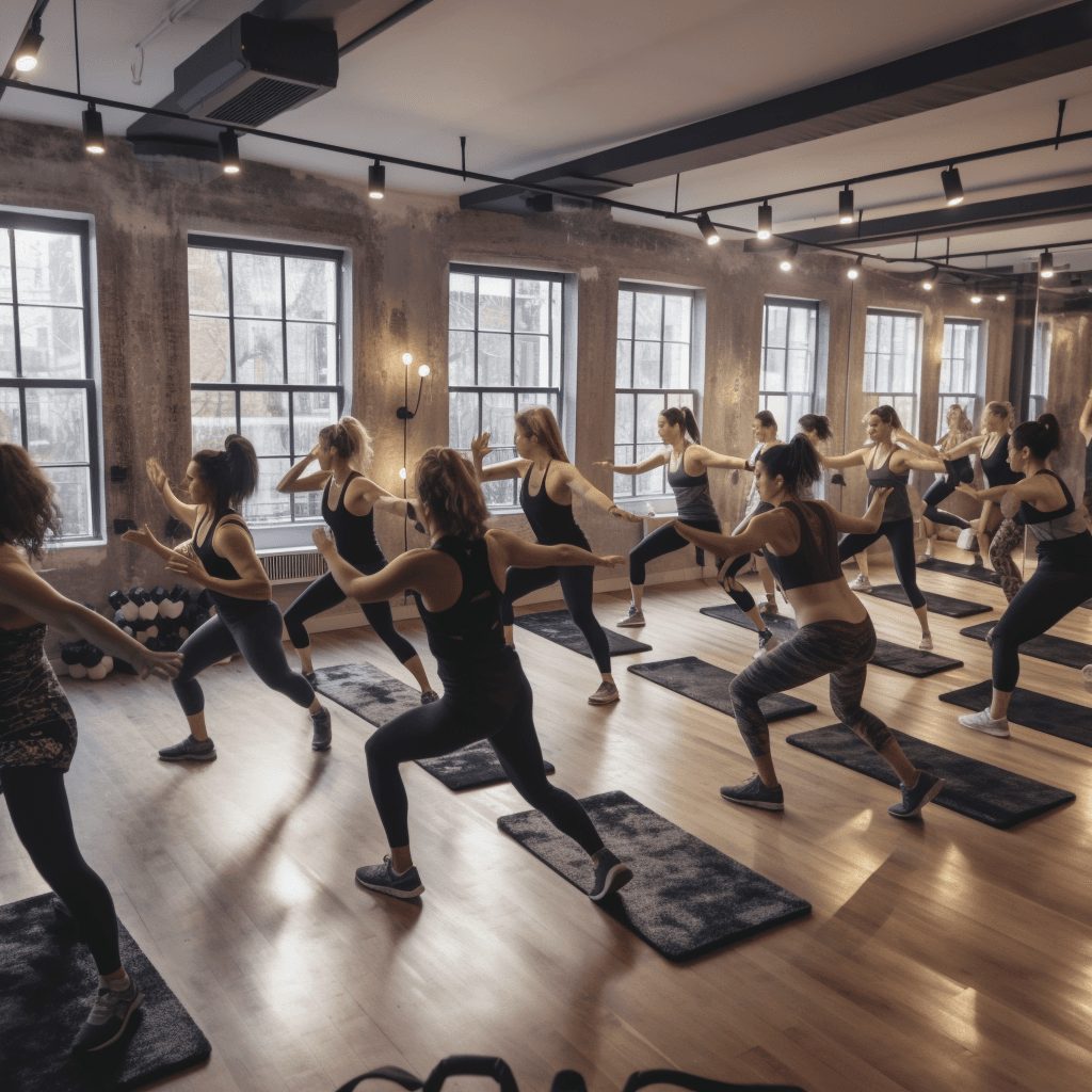 Booking calendar for fitness classes